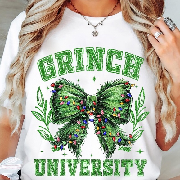 Christmas Bow T-shirt - Picture 3 of 4